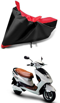 AutoGalaxy Waterproof Two Wheeler Cover for Okinawa(Raise, Red, Black)