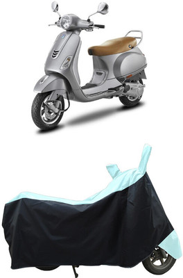 Coxtor Waterproof Two Wheeler Cover for Vespa(VXL 125 BS6, White)