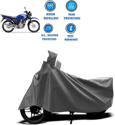 DeepShakshi AUTOMOTIVE Two Wheeler Cover for Yamaha(YBR 125, Grey)