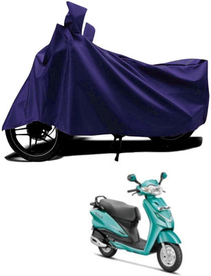 KEDIT Two Wheeler Cover for Hero(Duet 125CC, Blue)