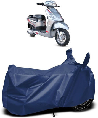 AASHTIK MART Two Wheeler Cover for Hero(Electric NYX e5, Blue)