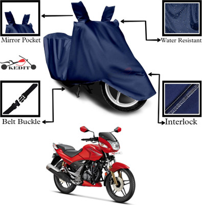 KEDIT Two Wheeler Cover for Hero(Xtreme, Blue)