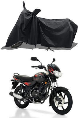 SPECTUS Two Wheeler Cover for Bajaj(Discover 125 DTS-i, Black)