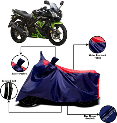 XOCAVO Two Wheeler Cover for Yamaha(R15 s, Red, Blue)