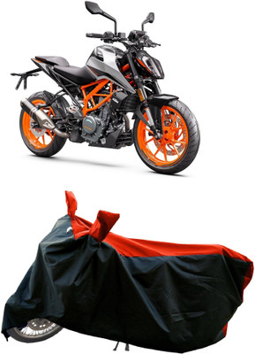 DeepShakshi AUTOMOTIVE Two Wheeler Cover for KTM(390 Duke, Red)
