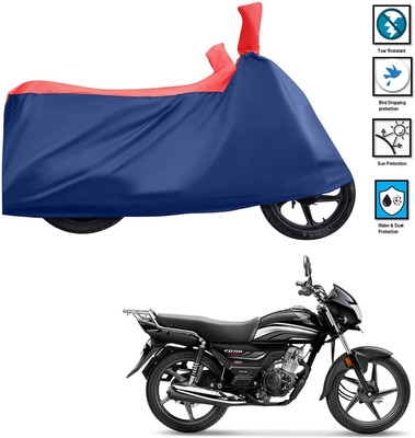 PAGORA Waterproof Two Wheeler Cover for Hero(CD 110 Dream, Red)