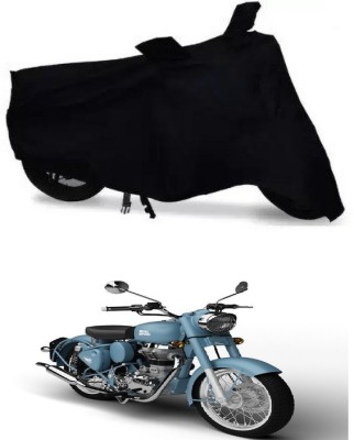 APNEK Waterproof Two Wheeler Cover for Royal Enfield(Squadron Blue, Black)