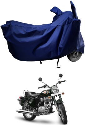 Amexride Two Wheeler Cover for Royal Enfield(Standardv BS6, Blue)