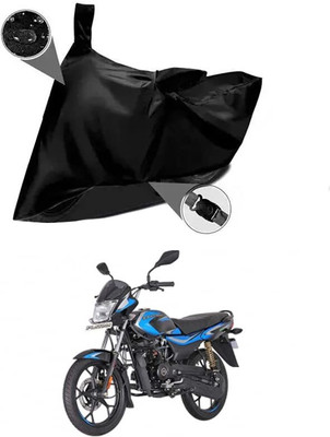 AASHTIK MART Two Wheeler Cover for Bajaj(Platina 110 H-Gear, Black)