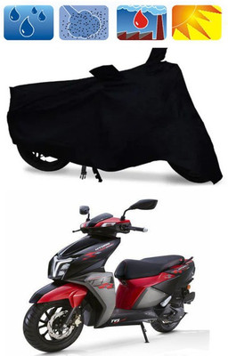 RTS COLLECTIONS Two Wheeler Cover for TVS(Ntorq 125, Black)