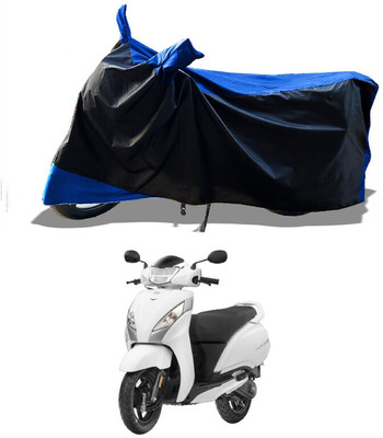 DeepShakshi AUTOMOTIVE Waterproof Two Wheeler Cover for TVS(ZX 125, Blue)