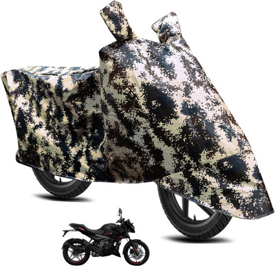 Auto Hub Waterproof Two Wheeler Cover for Bajaj(Pulsar N160, Multicolor)