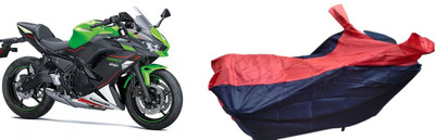 malti Two Wheeler Cover for Kawasaki(Ninja 650, Red, Blue)