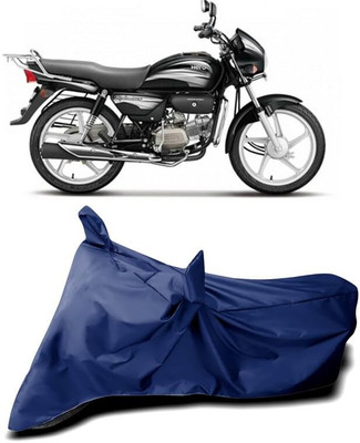 KEDIT Two Wheeler Cover for Hero(Splendor Plus, Blue)