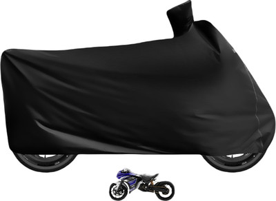 Auto Hub Waterproof Two Wheeler Cover for Yamaha(YZF R25, Black)