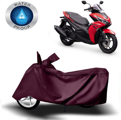 Autoinnovation Two Wheeler Cover for Yamaha(Aerox 155 Maxi, Maroon)