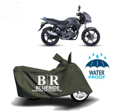 BLUERIDE Two Wheeler Cover for Bajaj(Pulsar 125 Neon, Green)