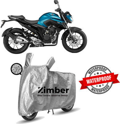 APNEK Two Wheeler Cover for Yamaha(FZ25, Silver)