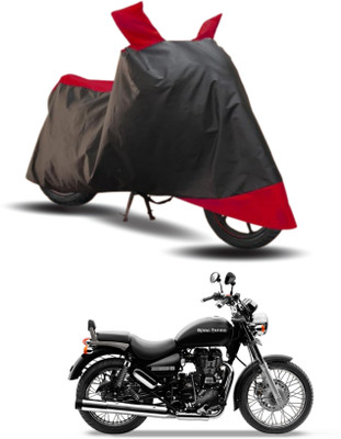 KEDIT Two Wheeler Cover for Royal Enfield(Thunderbird 350, Red, Black)