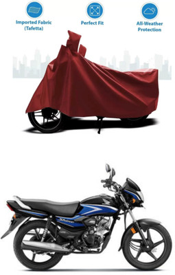 RAQTRO Two Wheeler Cover for Honda(Shine, Maroon)