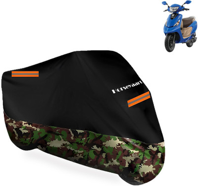 Horseyaart Waterproof Two Wheeler Cover for TVS(Scooty Zest BS6, Multicolor)