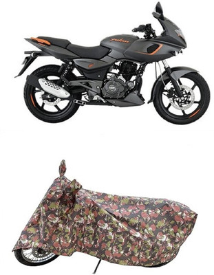 Coxtor Waterproof Two Wheeler Cover for Bajaj(Pulsar 180F BS6, Multicolor)