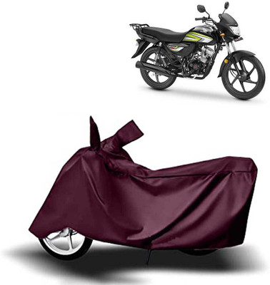AUTOCAD Waterproof Two Wheeler Cover for TVS(Star City Plus, Maroon)