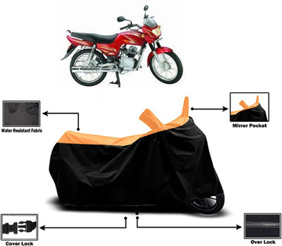Amexride Two Wheeler Cover for LML(CRD, Orange)