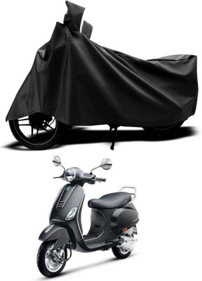 AASHTIK MART Two Wheeler Cover for Vespa(SXL 125 BS6, Black)