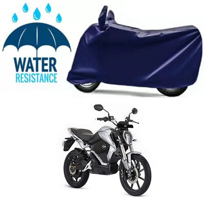 Furious3D Two Wheeler Cover for Revolt(RV 300, Blue)