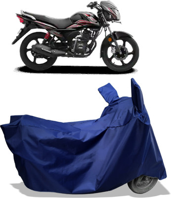 Amexride Two Wheeler Cover for TVS(Victor BS6, Blue)