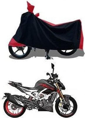 KEDIT Two Wheeler Cover for TVS(Apache RTR 310, Red)