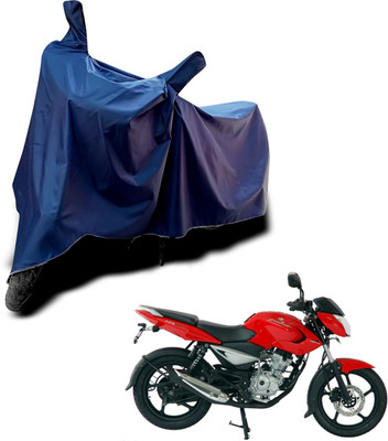 KEDIT Two Wheeler Cover for Bajaj(Pulsar 135 LS DTS-i, Blue)
