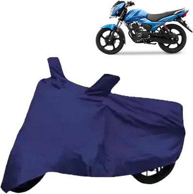 DeepShakshi AUTOMOTIVE Waterproof Two Wheeler Cover for TVS(Victor GLX, Blue)
