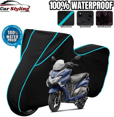 Car Styling Waterproof Two Wheeler Cover for Suzuki(Burgman Street 125, Multicolor)