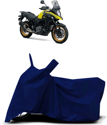 VESMEI Two Wheeler Cover for Bajaj(V12, Blue)