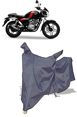 Amexride Two Wheeler Cover for Bajaj(V12, Grey)