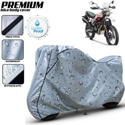 kerwa Waterproof Two Wheeler Cover for Hero(Xpulse 200T, Silver, Black)