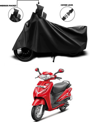 AASHTIK MART Two Wheeler Cover for Hero(Duet, Black)
