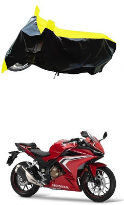 VESMEI Two Wheeler Cover for Honda(CBR500R BS6, Yellow)