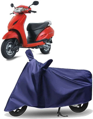 KEDIT Two Wheeler Cover for Vespa(Piaggio Vespa, Blue)