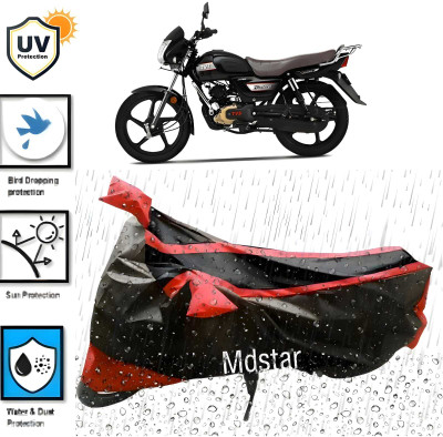 Mdstar Waterproof Two Wheeler Cover for TVS(Radeon, Black)