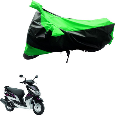 Mdstar Waterproof Two Wheeler Cover for Yamaha(Ray, Black, Green)