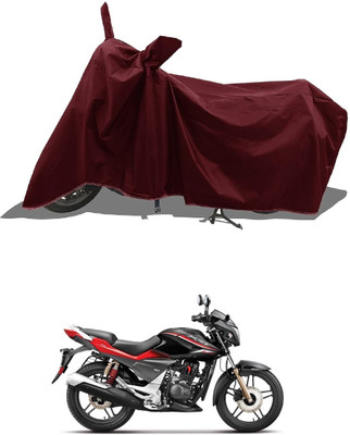 DeepShakshi AUTOMOTIVE Waterproof Two Wheeler Cover for Hero(CBZ TYPE 1, Maroon)