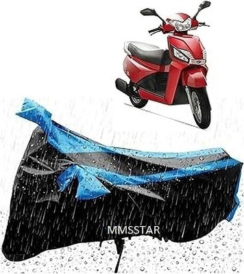 Mdstar Waterproof Two Wheeler Cover for Hero(390 Duke BS6, Blue, Black)
