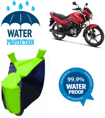 Mdstar Waterproof Two Wheeler Cover for Hero(MotoCorp Passion Pro, Multicolor)