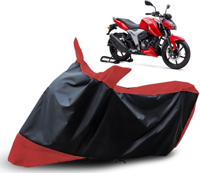 HEMSKAR Waterproof Two Wheeler Cover for TVS(Apache RTR 160, Red)