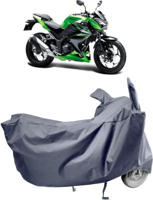 Amexride Two Wheeler Cover for Kawasaki(Z250 BS6, Grey)