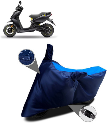 AutoGalaxy Waterproof Two Wheeler Cover for Ather(450, Blue)