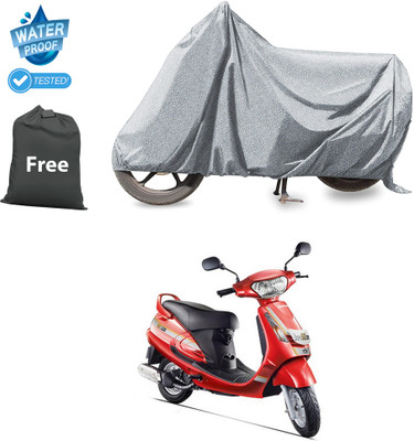 PAGORA Waterproof Two Wheeler Cover for Mahindra(Duro DZ, Silver)